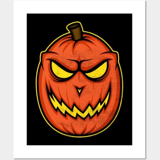 Evil Pumpkin Posters and Art